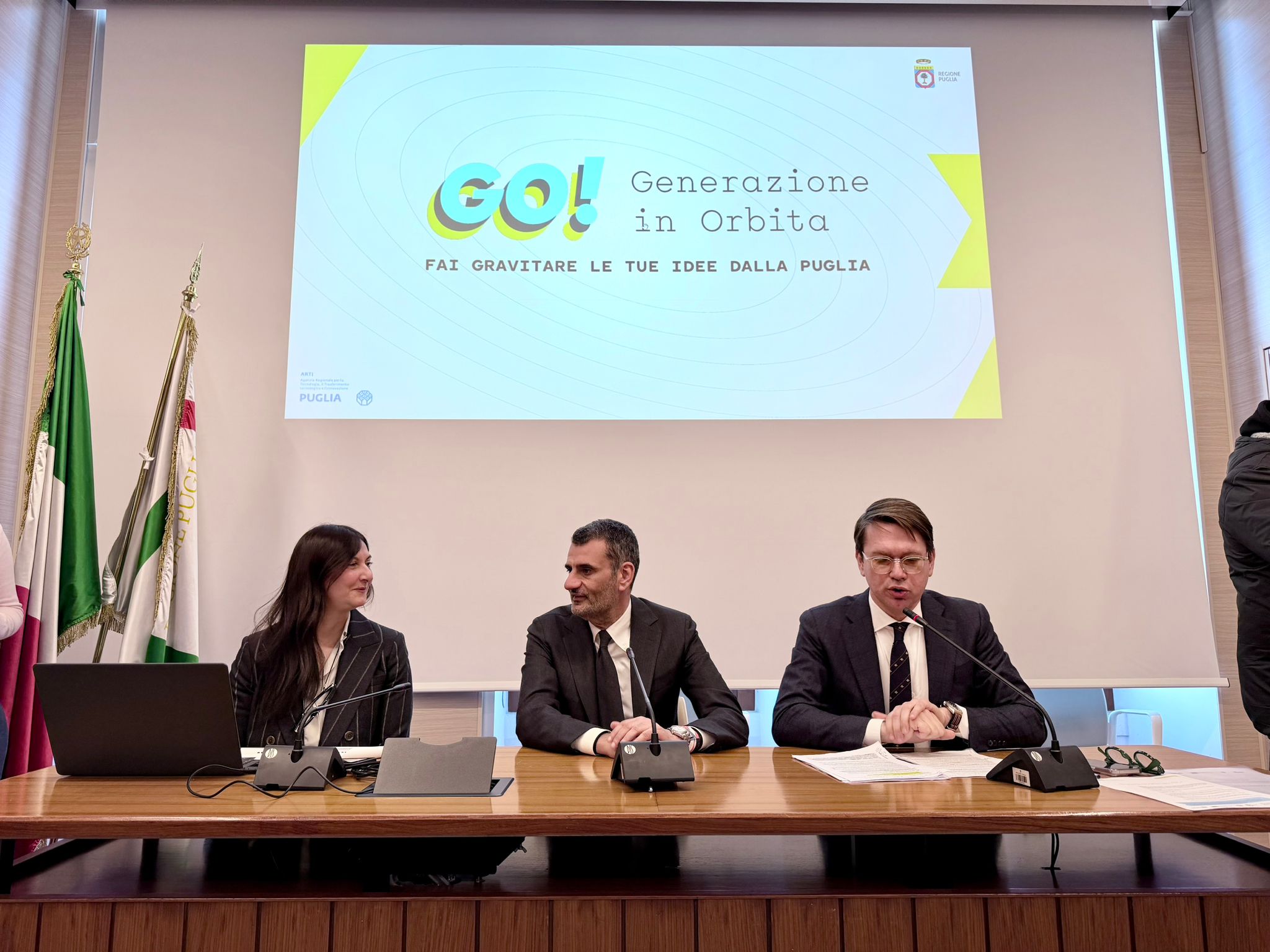 Regione Puglia, prosegue il tour per presentare “GO! – Generazione in Orbita”